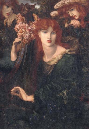 Dante Gabriel Rossetti La Ghirlandate oil painting picture